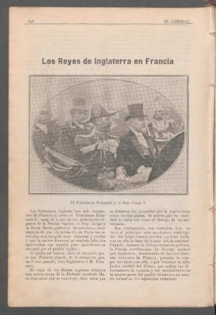 Los Reyes de Inglaterra en Francia