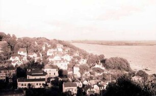 Hamburg, Blankenese: Blick vom Süllberg auf Blankenese