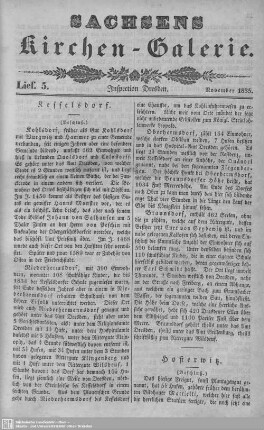 Kesselsdorf, Hosterwitz, Grumbach, Pillnitz : 5. Lieferung