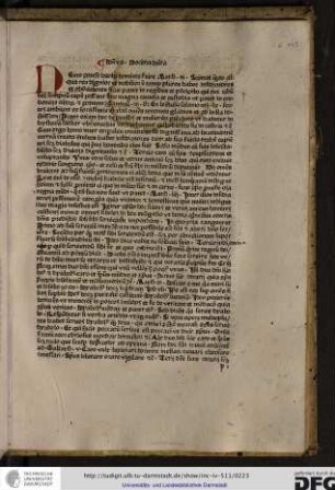 Nemo potest duobus dominis servire. Mathei vi. Scimus quanto aliqua res dignior et nobilior est tanto plures habet insidiatores et observatores...