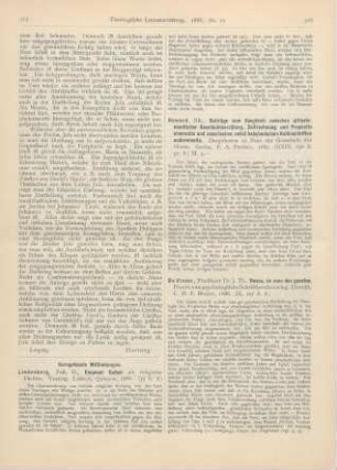 315-316 [Rezension] Emanuel Geibel