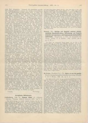 315-316 [Rezension] Emanuel Geibel