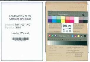 Entnazifizierung Winand Hoster , geb. 26.04.1916 (Landwirt)