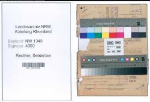 Entnazifizierung Sebastian Reuther , geb. 26.12.1905 (Metzger)