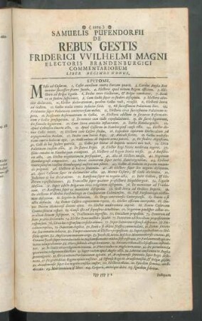 Liber decimus nonus.