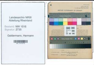 Entnazifizierung Hermann Geldermann , geb. 25.09.1882 (Landwirt)