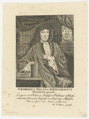 Bildnis des Georgius Paulus Rötenbeccius