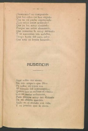 Ausencia