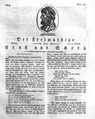 Nro. 41., Montag den 27. Februar