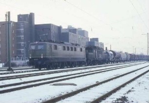 Kornwestheim Rbf Südost Lok 150 121 Vorspann Lok 194 192 Güterzug