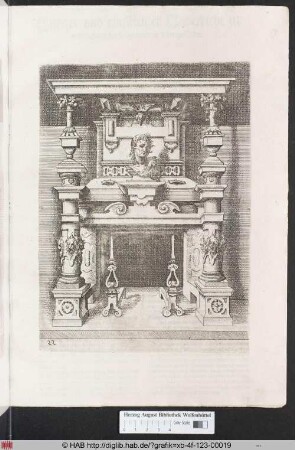 [Kamin mit Büste. Band I.]