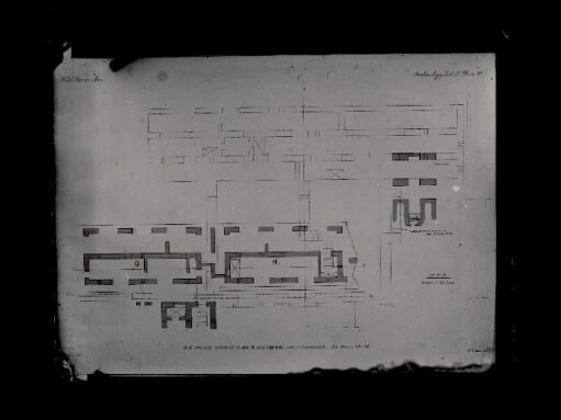 The Palace, Houses G and H, and the enclosed corridors. : Archaeology, Vol. IV., Plate 45.