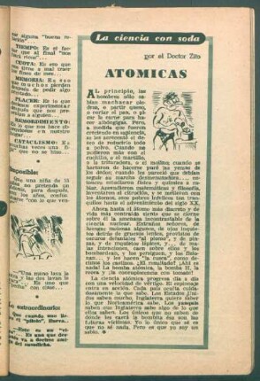 Atómicas : La ciencia con soda