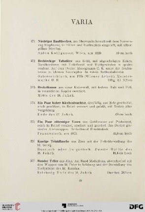 Varia (Nr.371-393)