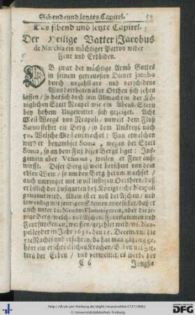 Das sibend und letzte Capitel.