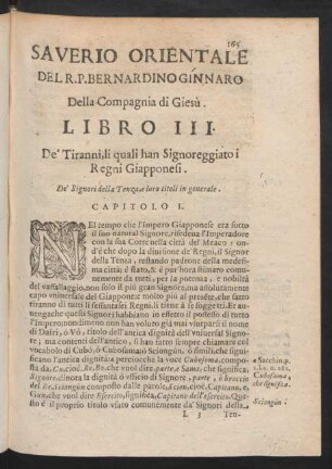 Capitolo I. De' Signori della Tenza, e loro titoli in generale