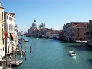 Venedig: Canal Grande mit Santa Maria della Salute