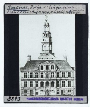 Maastricht, Rathaus : Zeichnung