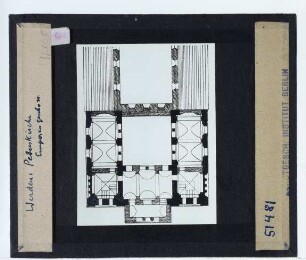 Essen-Werden, St. Peter und St. Ludgerus : Grundriss, Peterskirche, Emporengeschoss