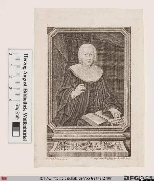 Bildnis Hieronymus Daniel Schleissner