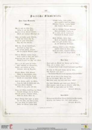 Poetische Blumenlese