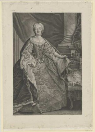 Bildnis der Dauphine Maria Josepha von Frankreich