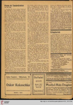 Beachtenswerte Büchen und Tonwerke