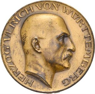 Medaille auf das zehnjährige Bestehen der Stuttgarter Numismatischen Vereinigung (des heutigen Württembergischen Vereins für Münzkunde)