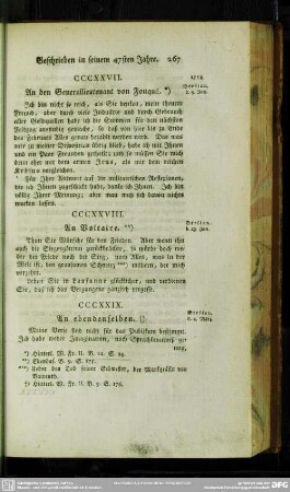 [Geschrieben in seinem 47sten Jahre]