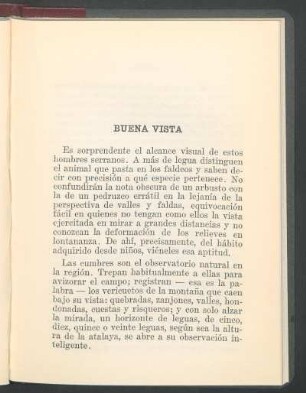 Buena vista