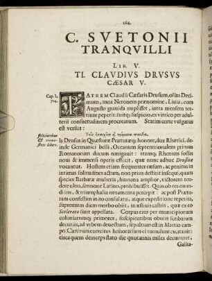 Lib. V. Ti. Claudius Drusus Cæsar V.