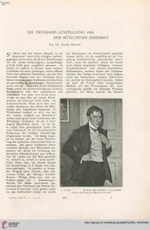 19: Die Frühjahr-Ausstellung 1904 der Münchener Sezession