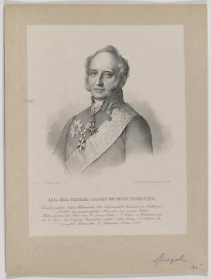 Bildnis des Carl Emil Spiegel von und zu Pickelsheim