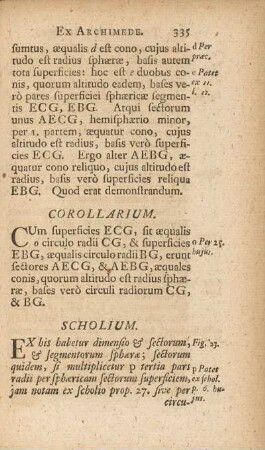 Corollarium