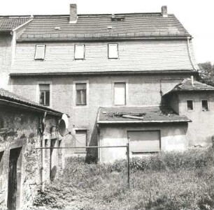 Colditz, Bahnhofstraße 35. Wohnhaus (2.H.18.Jh.). Hoffront