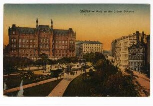 Stettin - Platz an der Grünen Schanze