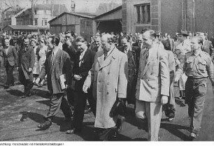 Dresden, Pionierpalast "Walter Ulbricht" (Schloß Albrechtsberg), Besuch von Walter Ulbricht, 31. Mai 1953 & Zittau, Besuch von Walter Ulbricht und Frida Hockauf, Mai 1954