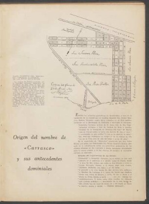 Origen del nombre de "Carrsco" y sus antecedentes dominiales