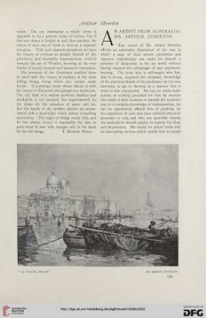 47: An artist from Australia : Mr. Arthur Streeton