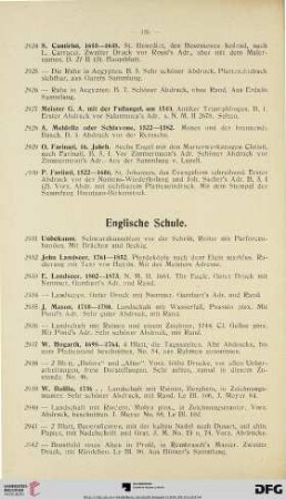 Englische Schule (Nr. 2931-3025)