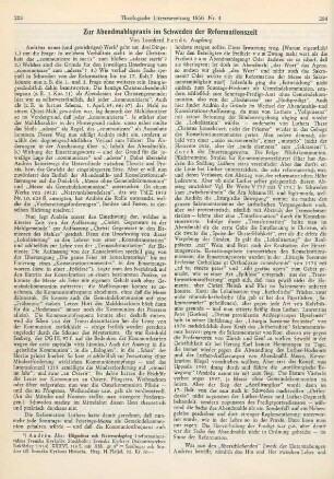 203-206 Zur Abendmahlspraxis im Schweden der Reformationszeit
