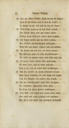 [Dritter Gesang] (unvollständig)