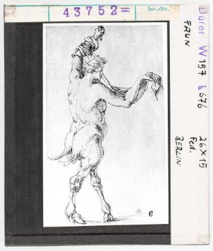 Albrecht Dürer: Faun. Feder. Berlin