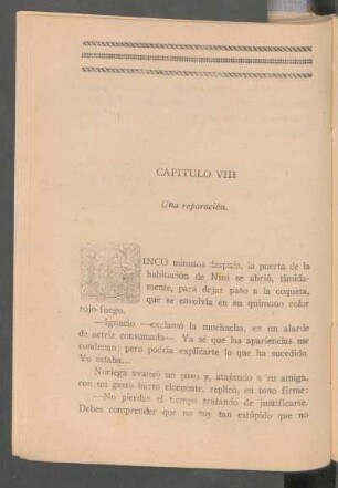 Capítulo VIII - Una reparación.
