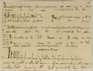 Nachschrift einer Urkunde aus dem 13. Jahrhundert
