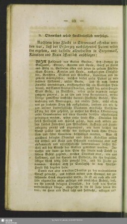 9. Odontius wird steckbrieflich verfolgt
