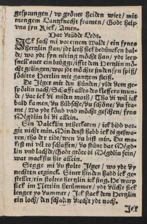 Dat drüdde Ledt. ||