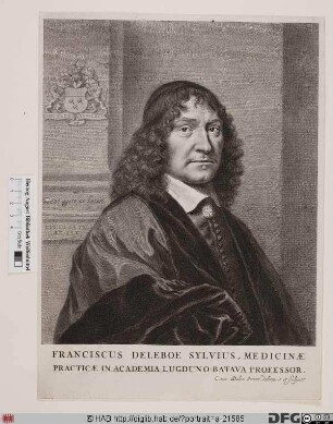Bildnis Franciscus Sylvius (eig. Frans de le Boë)
