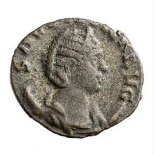 Münze, Antoninian, 257 - 258 n. Chr.