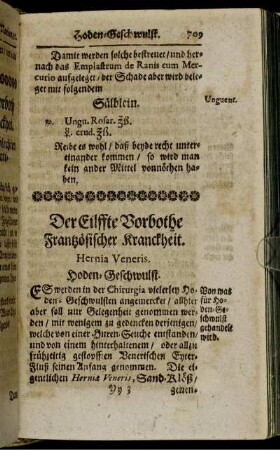 Der Eilffte Vorbothe Frantzösischer Kranckheit.